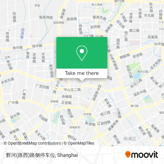 辉河(路西)路侧停车位 map