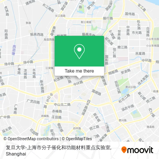 复旦大学-上海市分子催化和功能材料重点实验室 map