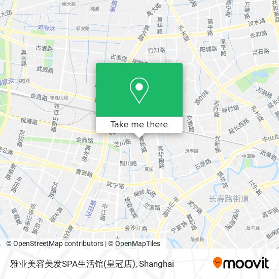 雅业美容美发SPA生活馆(皇冠店) map