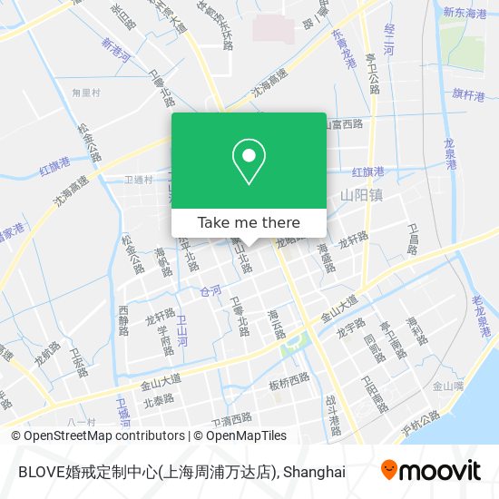 BLOVE婚戒定制中心(上海周浦万达店) map