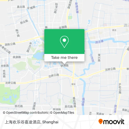 上海欢乐谷嘉途酒店 map
