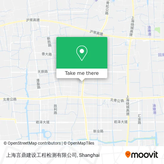 上海言鼎建设工程检测有限公司 map