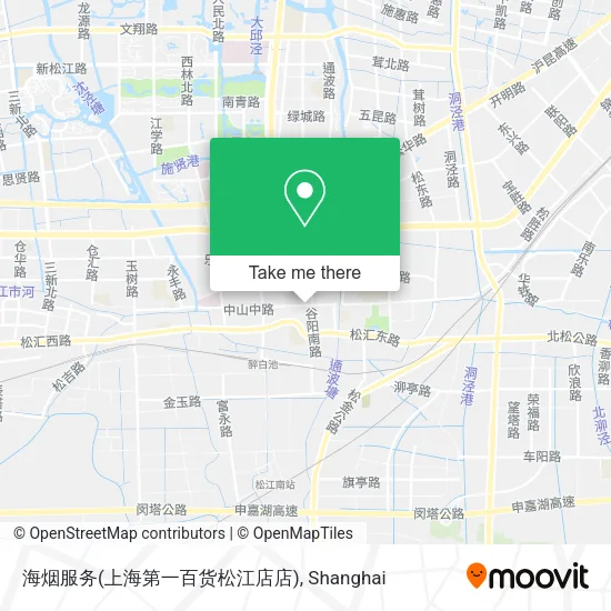 海烟服务(上海第一百货松江店店) map