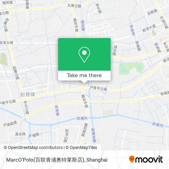 MarcO’Polo(百联青浦奥特莱斯店) map