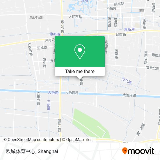 欧城体育中心 map