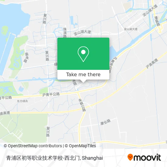 青浦区初等职业技术学校-西北门 map