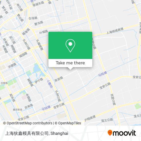 上海狄鑫模具有限公司 map