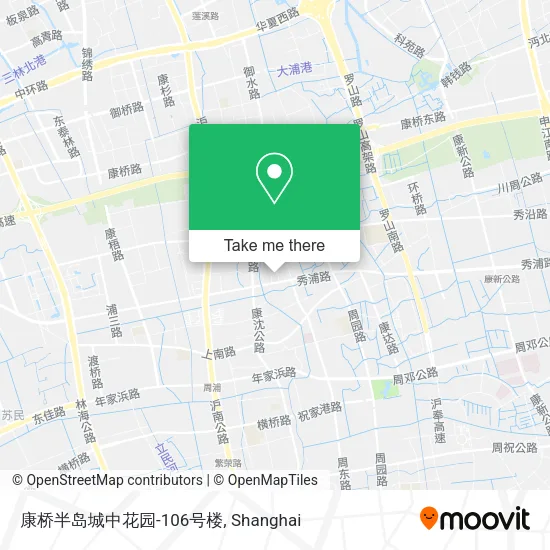 康桥半岛城中花园-106号楼 map