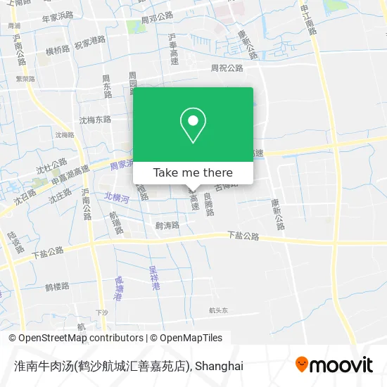 淮南牛肉汤(鹤沙航城汇善嘉苑店) map