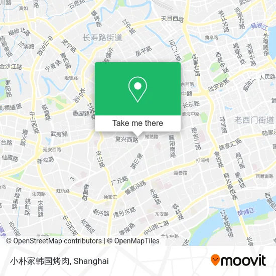 小朴家韩国烤肉 map