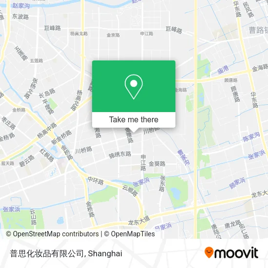 普思化妆品有限公司 map