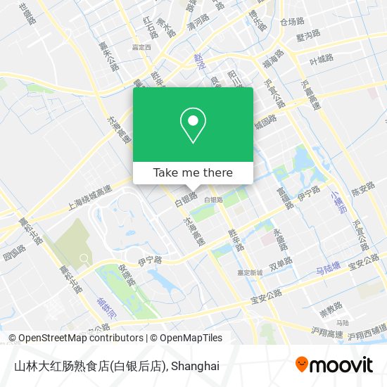 山林大红肠熟食店(白银后店) map