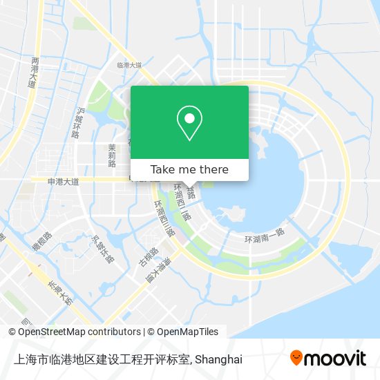 上海市临港地区建设工程开评标室 map