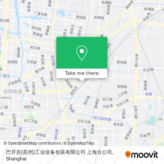 巴开吉(苏州)工业设备包装有限公司 上海分公司 map