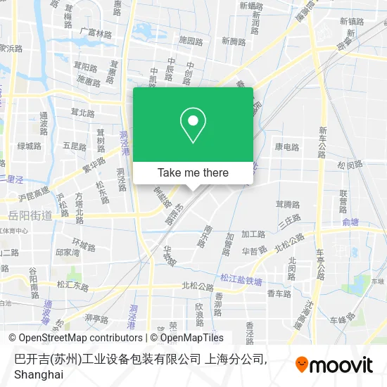 巴开吉(苏州)工业设备包装有限公司 上海分公司 map
