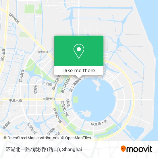 环湖北一路/紫杉路(路口) map