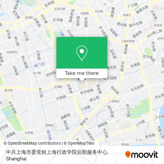 中共上海市委党校上海行政学院后勤服务中心 map