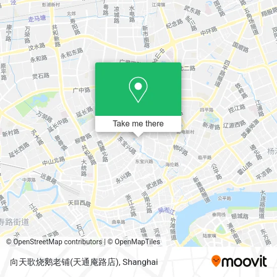 向天歌烧鹅老铺(天通庵路店) map