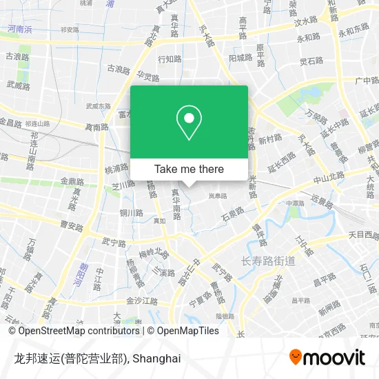 龙邦速运(普陀营业部) map