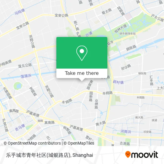 乐乎城市青年社区(城银路店) map