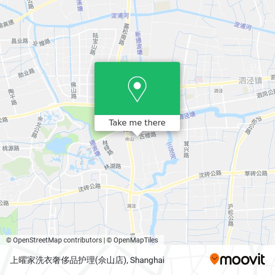上曜家洗衣奢侈品护理(佘山店) map