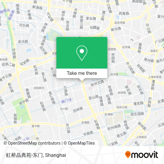 虹桥晶典苑-东门 map