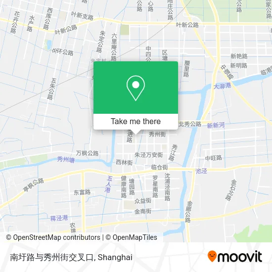 南圩路与秀州街交叉口 map