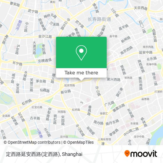 定西路延安西路 map