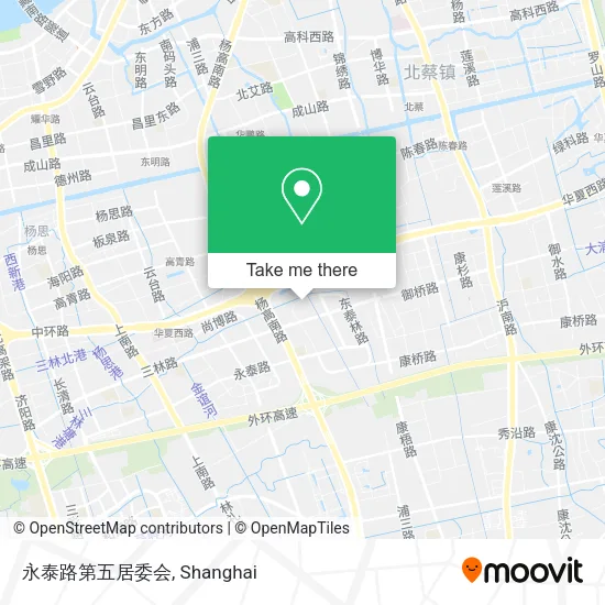 永泰路第五居委会 map