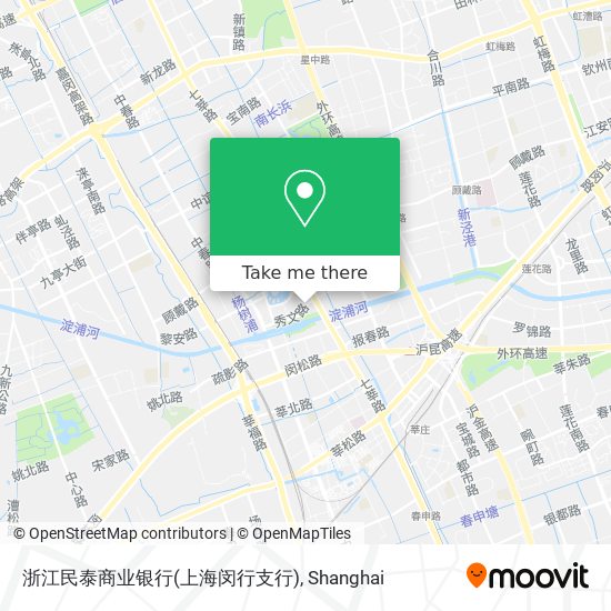 浙江民泰商业银行(上海闵行支行) map