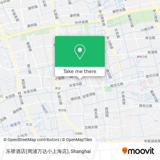 乐驿酒店(周浦万达小上海店) map