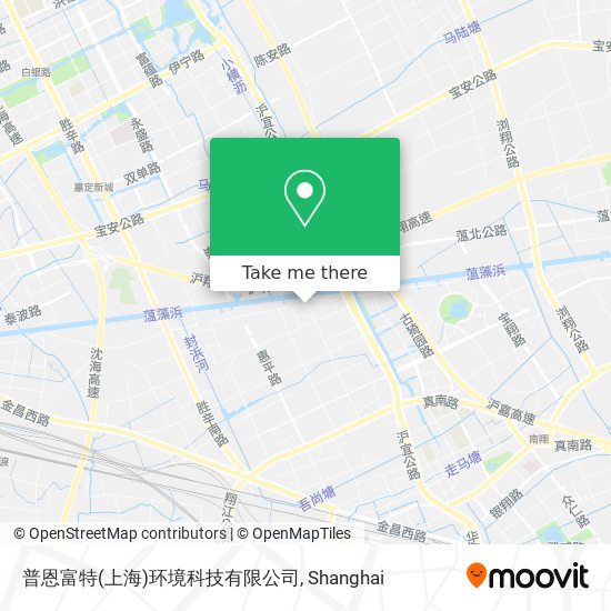 普恩富特(上海)环境科技有限公司 map