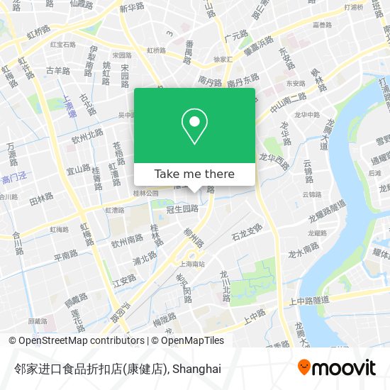邻家进口食品折扣店(康健店) map