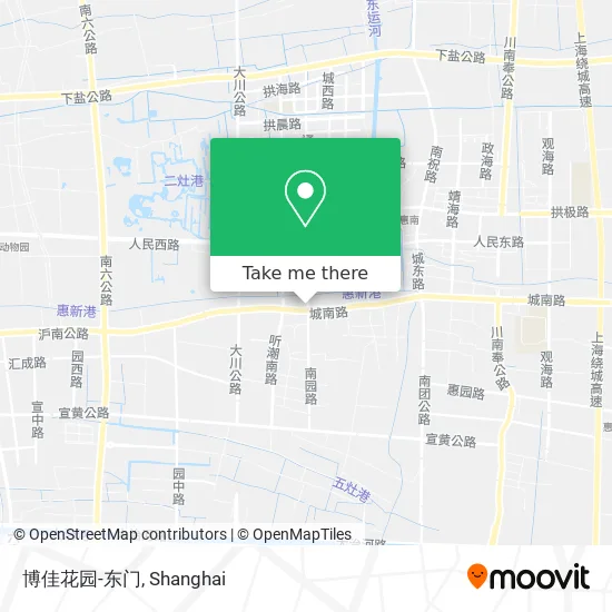 博佳花园-东门 map