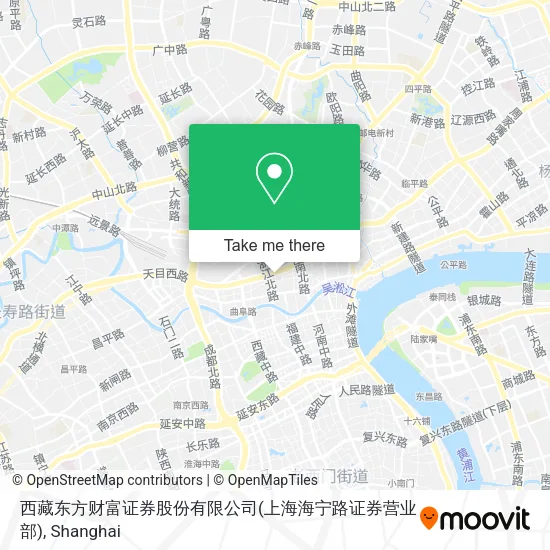 西藏东方财富证券股份有限公司(上海海宁路证券营业部) map