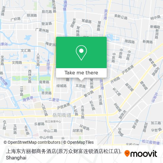 上海东方丽都商务酒店(原万众财富连锁酒店松江店) map