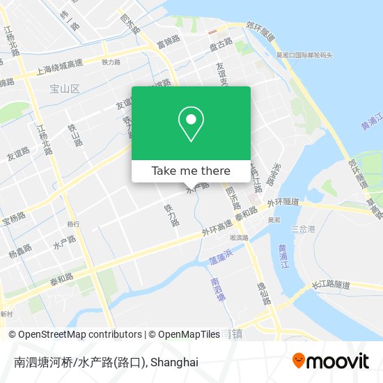 南泗塘河桥/水产路(路口) map