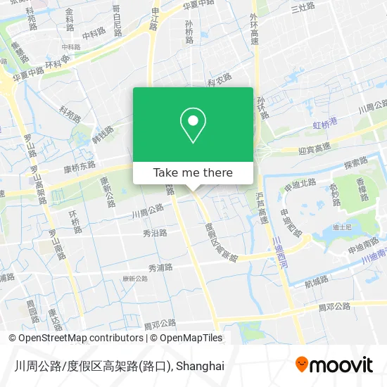 川周公路/度假区高架路(路口) map