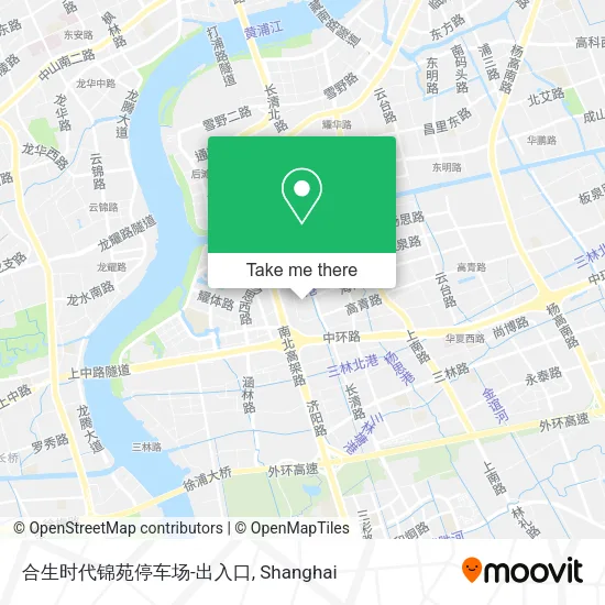 合生时代锦苑停车场-出入口 map