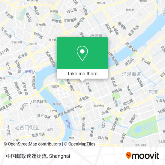 中国邮政速递物流 map