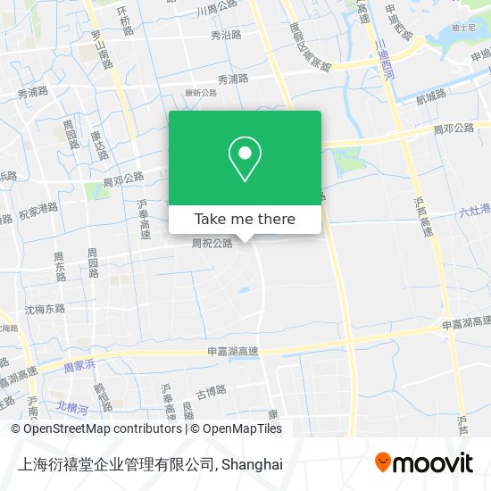 上海衍禧堂企业管理有限公司 map
