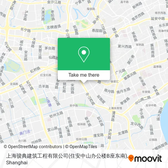 上海骏典建筑工程有限公司(住安中山办公楼B座东南) map