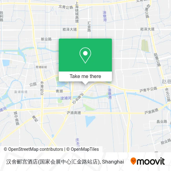 汉舍郦宫酒店(国家会展中心汇金路站店) map
