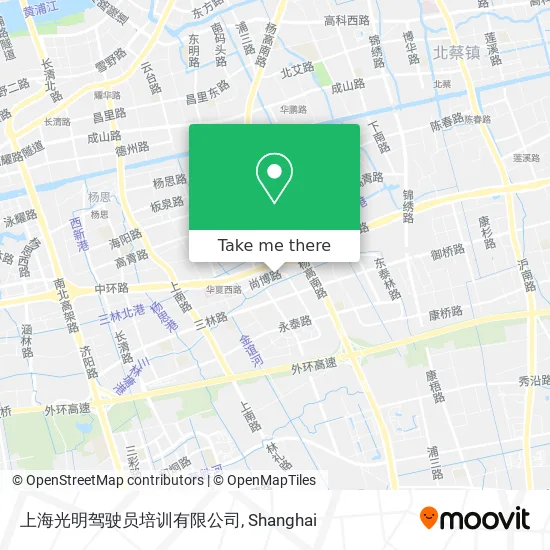 上海光明驾驶员培训有限公司 map