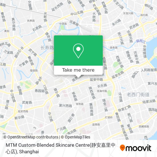 MTM Custom-Blended Skincare Centre(静安嘉里中心店) map