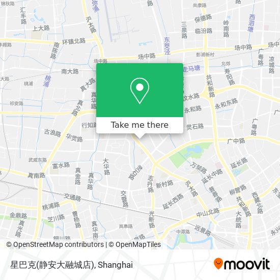 星巴克(静安大融城店) map