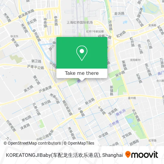 KOREATONGJIBaby(车配龙生活欢乐港店) map