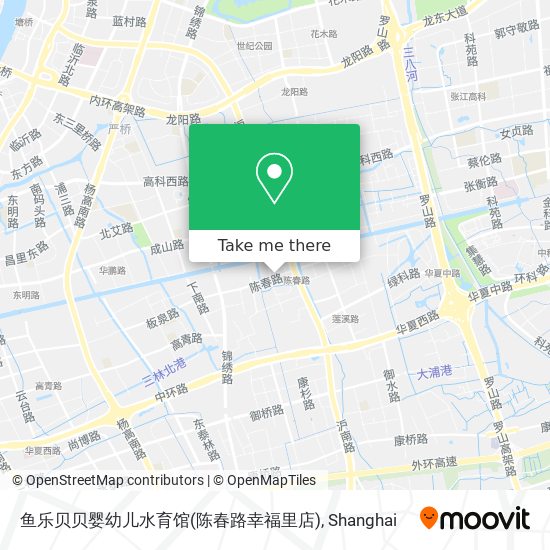 鱼乐贝贝婴幼儿水育馆(陈春路幸福里店) map