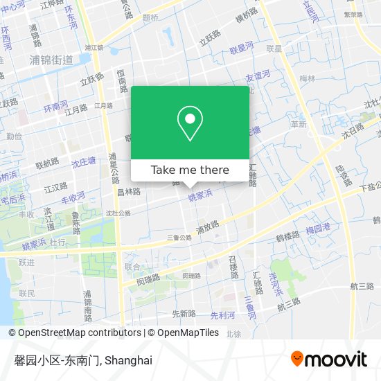 馨园小区-东南门 map