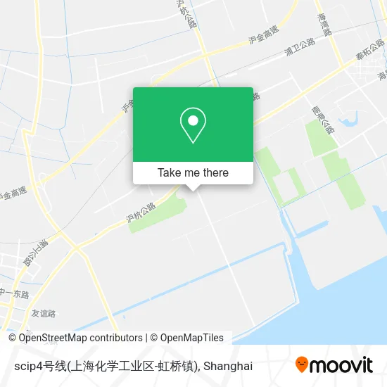 scip4号线(上海化学工业区-虹桥镇) map